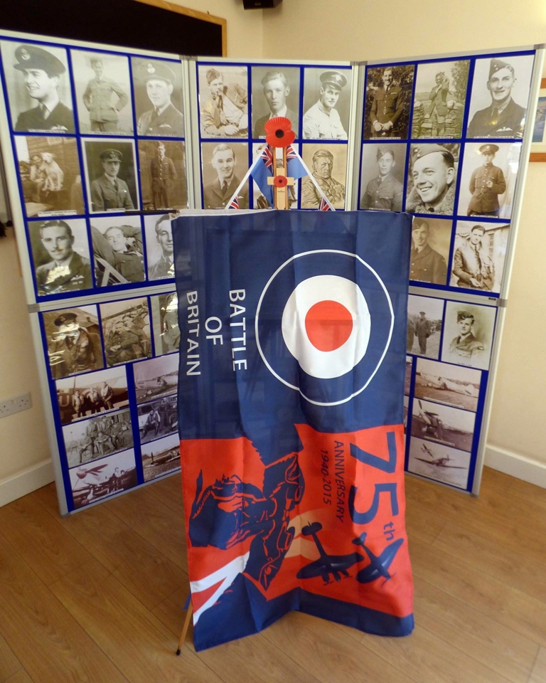 75th anniversary of the battle of britain plaque unveiling RAF Warmwell 152 Hyderabad Squadron 1A