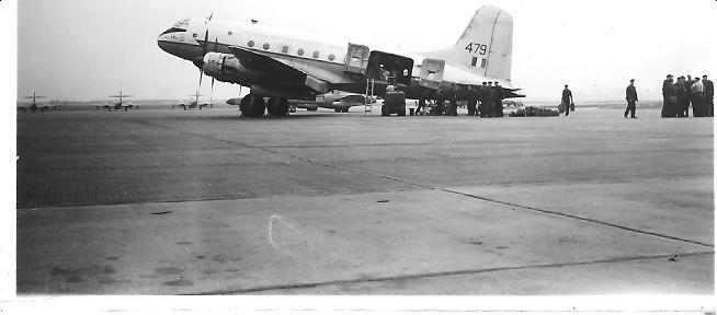 Groundcrew transport to Germany 1955 - a Hastings